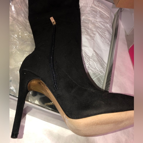 J Lo Jennifer Lopez Ayana Over the Knee Thigh Boots New - Picture 2 of 4